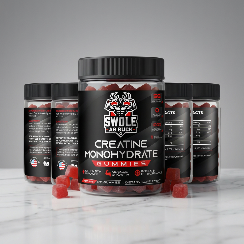 Swole Gummies – 5g Creatine Gummies by Swole as Buck